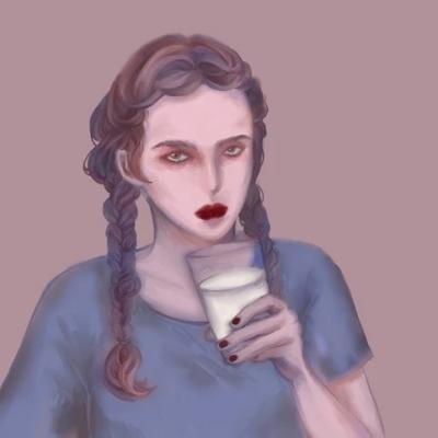 女生动漫手绘头像合集 18张个性好看的手绘女生头像