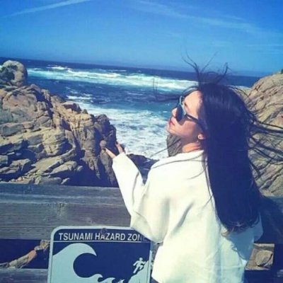 20张高清蓝色小清新女生头像 氛围感拉满