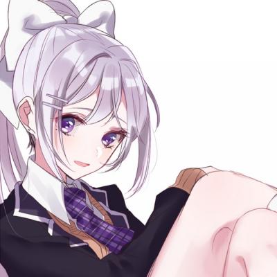 24张高清紫色系动漫女生头像 温柔氛围感拉满