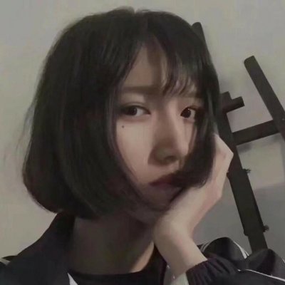 13张高清好看的短发女生侧脸头像合集