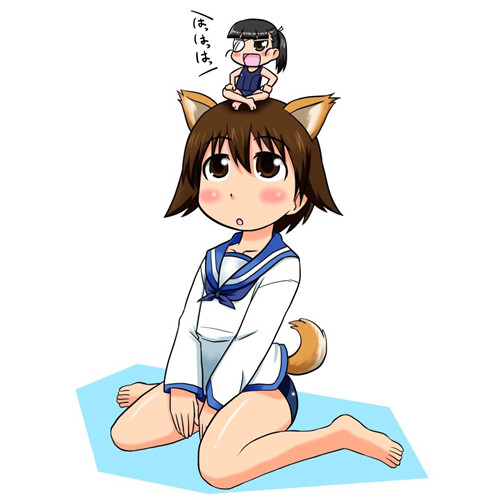 15款不同坐姿的动漫女生头像 含M坐鸭子坐等经典姿势