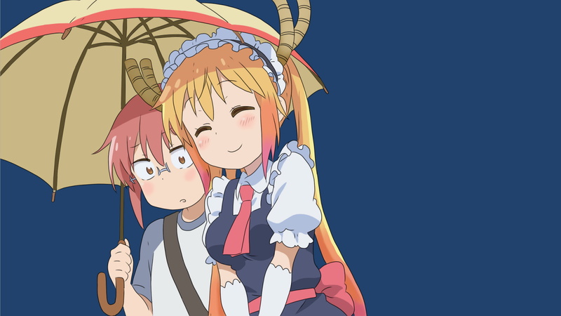 《小林家的龙女仆》同人壁纸合集 颜值女仆与软萌龙娘太好磕了