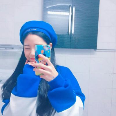 蓝色系小清新女生QQ头像合集！16张高清图直接存