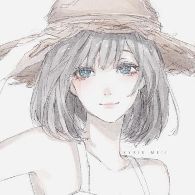 19张清新文艺手绘女孩头像 高清好看又适合当头像