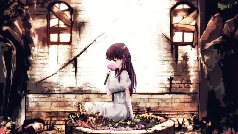 Fate系列间桐樱高清壁纸 超养眼的动漫少女壁纸