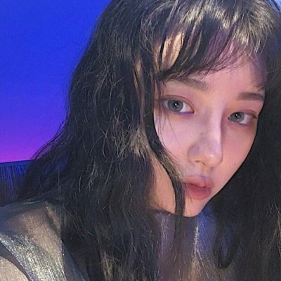 20张清新蓝调女生头像 高清好看的蓝色系女头