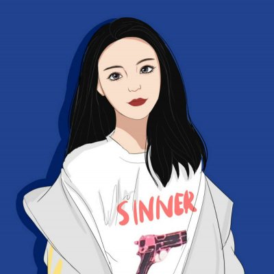 32张高清时尚女生手绘头像合集 氛围感拉满
