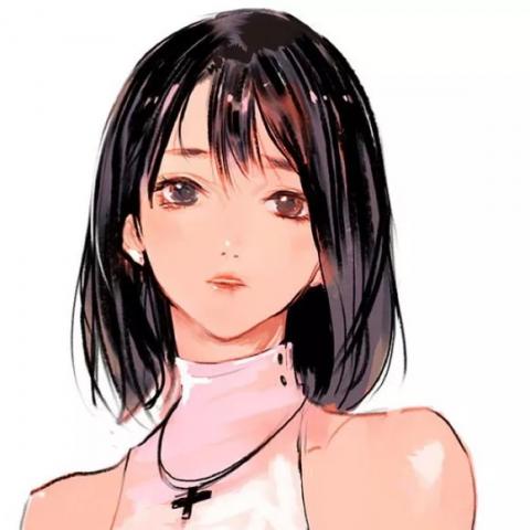 24张高清彩色霸气手绘女生头像 直接拿走当头像