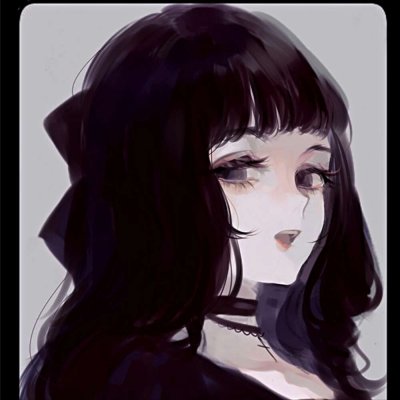 21张高清暗黑系二次元女生头像 氛围感拉满