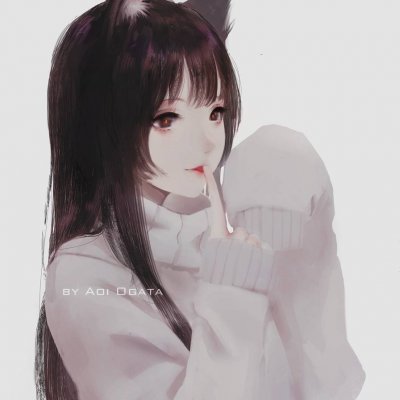 12张高清黑暗系女生动漫头像 氛围感拉满