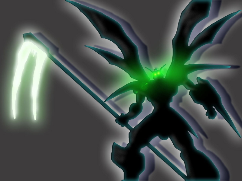 碎玻璃配高达翼的绝绝子壁纸！高清480P绿色调无人物氛围感拉满