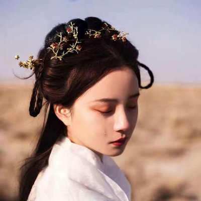 古风流泪女生头像合集！12张高清伤感QQ头像素材