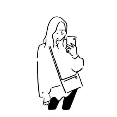 这里有16张高清好看的手绘女生简笔画头像