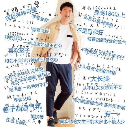日本男女理想型对象清单出炉，看看你达标几条？