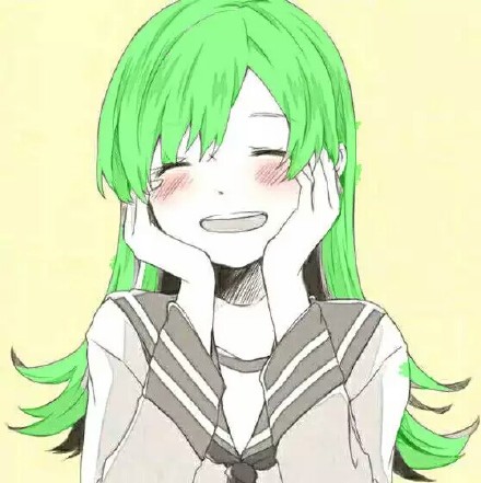 生活要过得去，试试绿头发女生头像？
