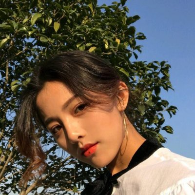 36张高清小清新浅蓝色女生头像合集