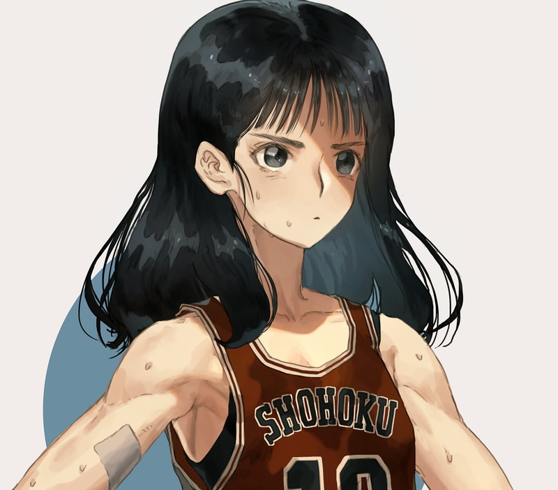 灌篮高手赤木晴子动漫高清壁纸 1080P