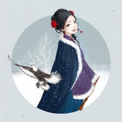 9张超绝古风女生手绘头像 高清氛围感拉满