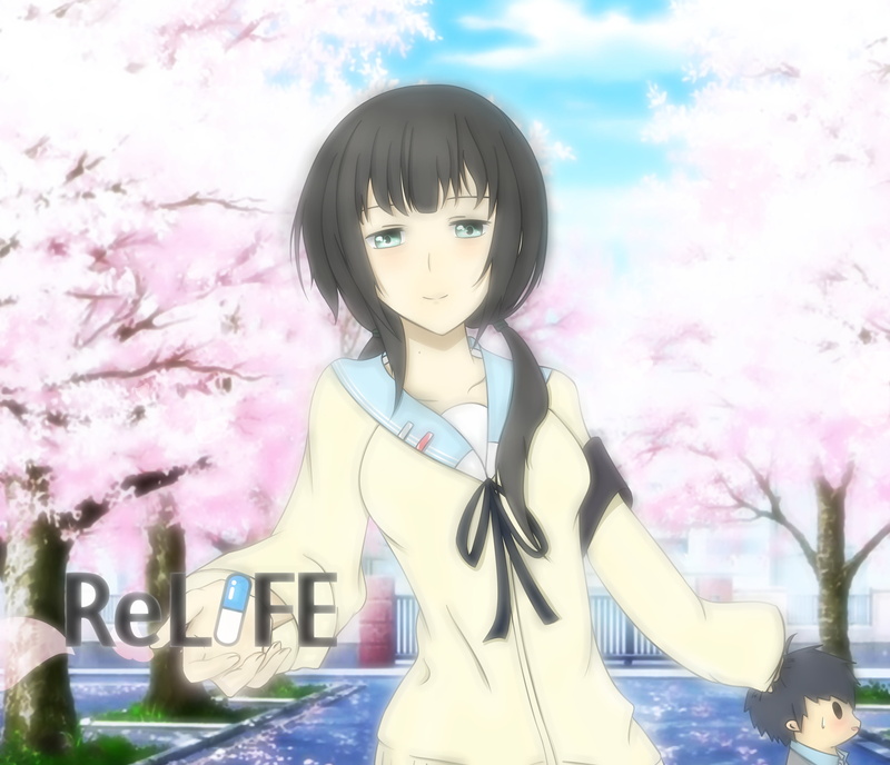 ReLIFE重返17岁 2K高清壁纸 男女主角海崎新太与日代千鹤