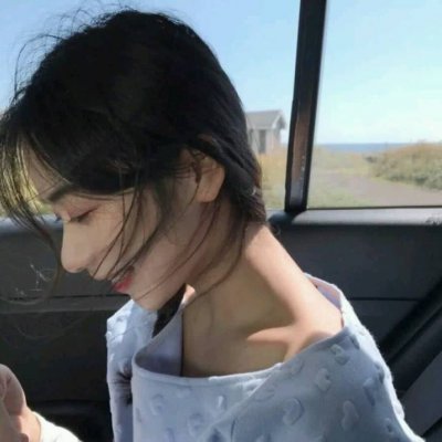 36张高清小清新浅蓝色女生头像合集