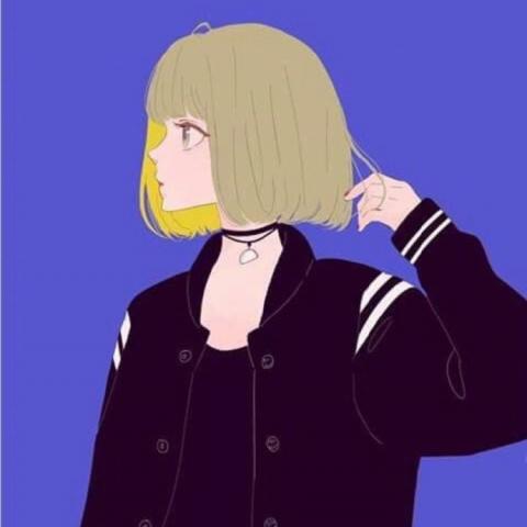 21张高清气质女生手绘头像 适合当微信头像的手绘女头合集