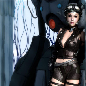 女飞行员卡通头像合集 一共10张人物头像素材