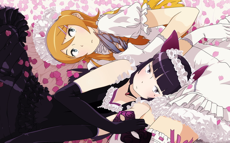 美女穿搭二次元插画壁纸合集