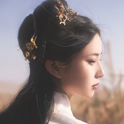 33张高清小清新真人古风女生头像合集