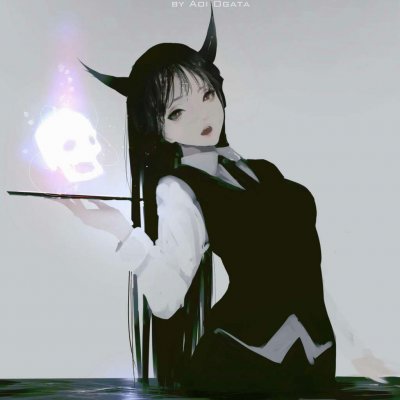 12张高清黑暗系女生动漫头像 氛围感拉满