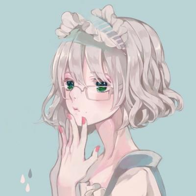 女生动漫手绘头像合集 18张个性好看的手绘女生头像