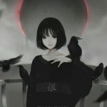 黑化漂亮少女动漫头像 34张高清二次元黑化女生头像合集