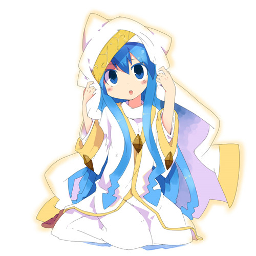 15款不同坐姿的动漫女生头像 含M坐鸭子坐等经典姿势