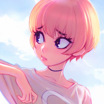 9张文静女生漫画头像 温柔又治愈的氛围感头像合集