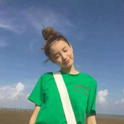 15张高清好看的绿色系女生头像合集