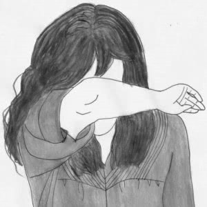 黑白流泪女生头像合集 15张高清素材上线