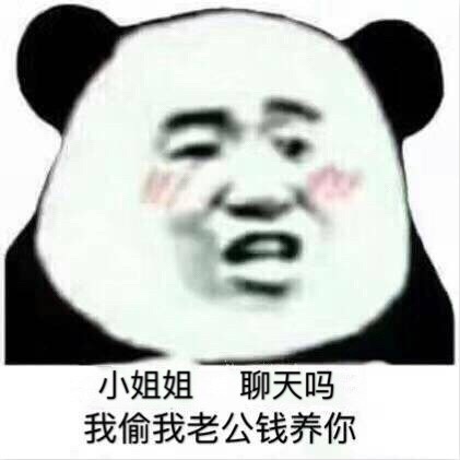 撩妹撩汉必备！“小姐姐小哥哥聊天吗”熊猫头表情包来啦