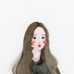 10款温柔淑女风手绘卡通女生头像 适合当微信头像的高清图