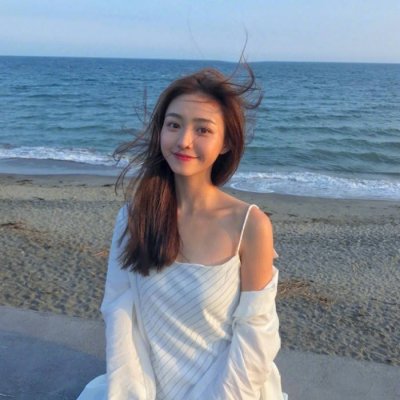 蓝色控狂喜！36张原宿风蓝色系女生头像合集