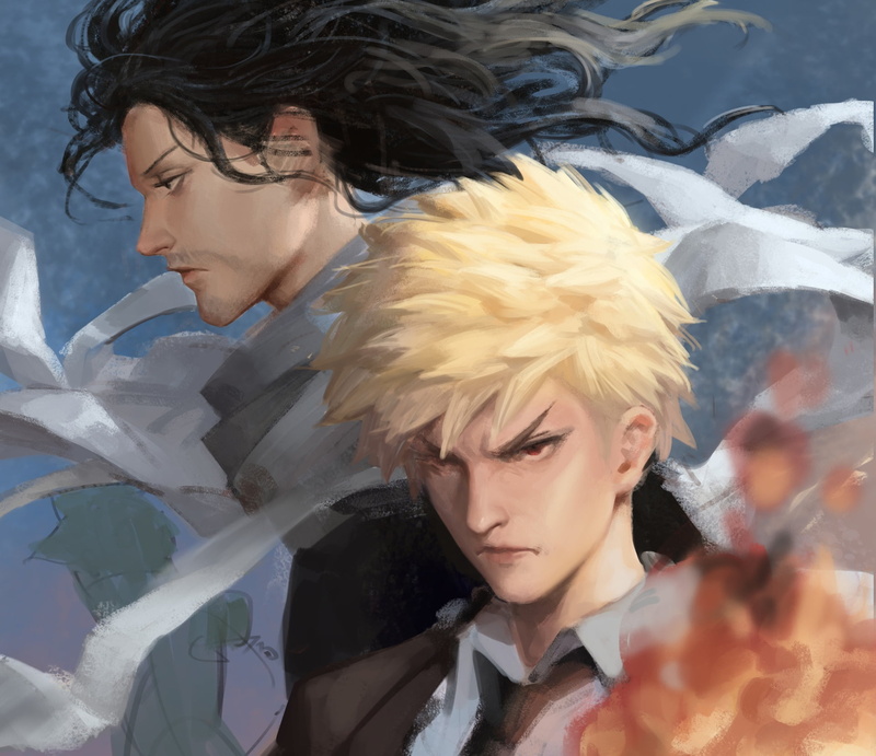 爆豪胜己&相泽消太！我的英雄学院高清壁纸合集