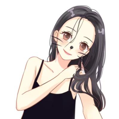 24张简约气质女生手绘头像 适合当微信头像的个性手绘图