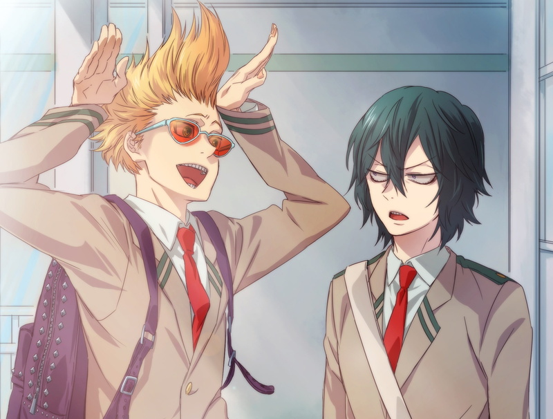 《我的英雄学院》相泽消太&麦克老师 高清动漫壁纸