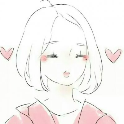 20张高清简约款！女生动漫手绘微信头像合集