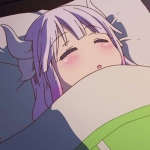 软乎乎睡觉的动漫女生头像 就这一张