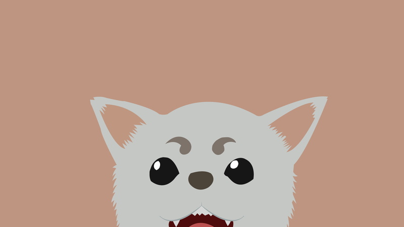 银魂定春狗狗壁纸 快来抱走