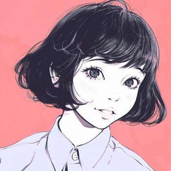 9张高清小清新女生动漫头像 软乎乎的治愈感拉满