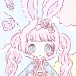 35张粉色系二次元软妹头像 可爱卡通小仙女头像合集