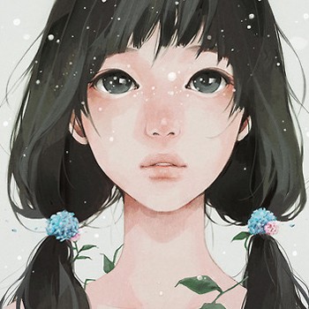 9张文静女生漫画头像 温柔又治愈的氛围感头像合集