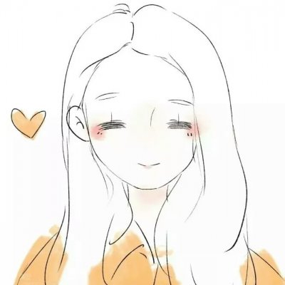 20张高清简约款！女生动漫手绘微信头像合集