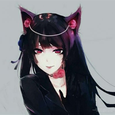 32张高清暗黑系高冷动漫女生头像合集