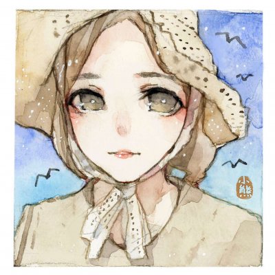 10张超绝水彩女生头像！高清手绘质感直接戳中审美点